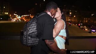 PUBLIC SEX in Barcelona. Lalin girl Luiza Marcato And Jesus Reyes's BBC
