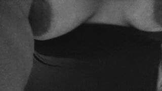 Natural Bouncing Black Breasts