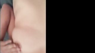 Hawt blond honey playing with herself whilst spouse is at work