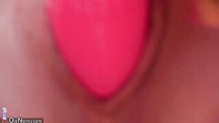 OldNanny Old lady and teen masturbating with sex-toy