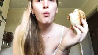 hawt hotty eats vegemite scroll