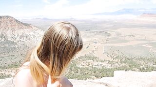 On A Cliff Me and M hawt beautie Masturbation
