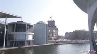 German College Teen Elisa Entice to Bang in Park in Berlin