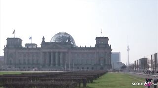 German College Teen Elisa Entice to Bang in Park in Berlin