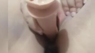 Anal place in tail masturbation