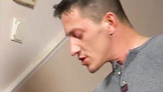 Youthful large rod drills into granny's butt and this babe screams