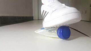 crush milk bottle