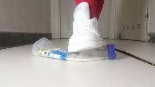 crush milk bottle