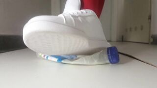 crush milk bottle