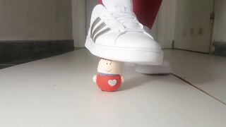 crushing little figurine