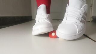 crushing little figurine