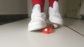 crushing little figurine