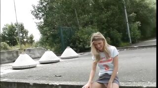 eighteen Year Blond Angel 1st Porn Casting