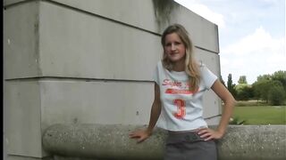 eighteen Year Blond Angel 1st Porn Casting