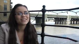 Blair Summers gets a creampie and gives a tugjob in london