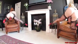 Red XXX and Lucy Gresty are masturbating jointly