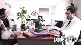 Sexy Latin chick Lets The Doctor Blow His Load In Her Juicy Cunt - Vanessa Vega