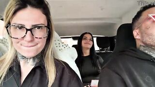 We called the candy vendor hotty from Farol! To be a porn actress and have great sex in our car! The nineteen-year-old accepted and we had great sex with her until that babe had a great climax.