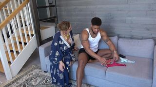 Stepmom Caught Her BBC Stepson Smelling Her Underware