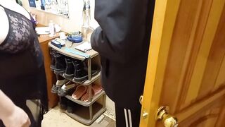 A ally's wife jerks off my jock