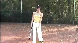 Tennis Teen with Super Titties