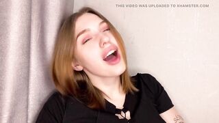 A Gal with a Soaked Booty Cums Whilst at Home Alone