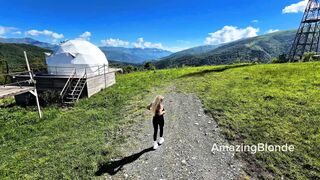 Met a chap in a mountain dome hotel and gave him a oral-sex