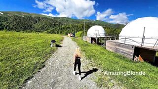 Met a chap in a mountain dome hotel and gave him a oral-sex