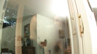 Let's aid u instead: 2 cuties interrupt one more gal's masturbation session