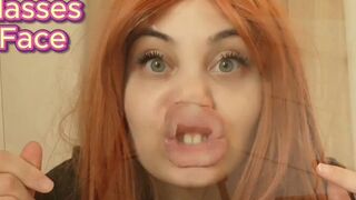 My Stepsister Has a Face-related Fetish That Involves a Transparent Sheet of Glass: This babe Crams Her Face-her Tongue, Nose,
