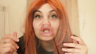 My Stepsister Has a Face-related Fetish That Involves a Transparent Sheet of Glass: This babe Crams Her Face-her Tongue, Nose,