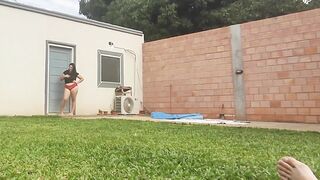 My Stepfather Is Sunbathing, and I Wanna Suck His Schlong