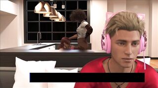 Ebony T-girl Stepmom Banging Her Stepsons Cheating Cutie Ally