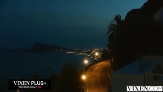 VIXEN Flawless Tens Emiri Momota And Vixi Rafi Share A Large Schlong Outdoors During Hawt Three-some