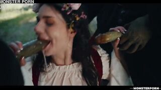 Anime Orc Dream Three-some: Maddie Wren Creampied by Monsters