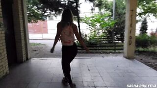 That's how East European strumpets bang on the street. POV. RISKY. PUBLIC OUTDOOR. DOGGY. CUM ON FACE