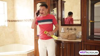 MILFLICIOUS - Stepmom Tiffani Gives Johnny Permission to Use Her Body for Sex Practice