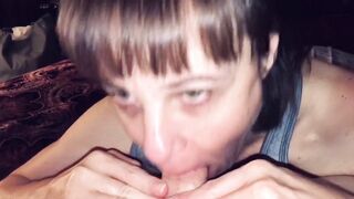 Older Hawt Wife love’s sucking jock dry every single day