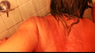 "I wanna but I can't"Pursue Cheating allies Wife in camp shower-screws until this babe feels guilty