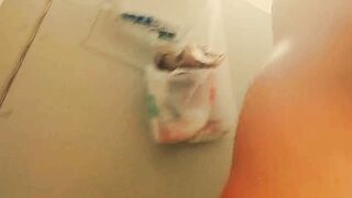 "I wanna but I can't"Pursue Cheating allies Wife in camp shower-screws until this babe feels guilty