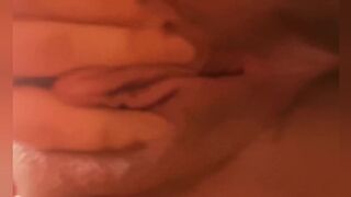 Playing with my large sex toy, nearly get caught by my parent