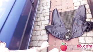 Sexy & Risky Public Sex with Bratty Teen Bitch from Berlin