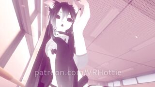 Teen Cat Angel Student Gets Naked & Face Rides U With Hidden Sex toy in Class POV Lap Dance