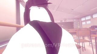 Teen Cat Angel Student Gets Naked & Face Rides U With Hidden Sex toy in Class POV Lap Dance