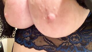 big beautiful woman ebony and blue underware tryon tease