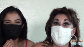 Eyelashes Fluttering and Smokin' Throughout Our Masks During Covid