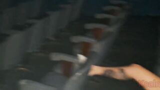 Cuckold takes wife to porn theater!