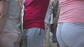 Forbidden Touch on Subway Educate! Perv Stranger's Rod Gets hard whilst this babe accidental touch him. Barefaced Chap CUMS Hard using beauty's hand