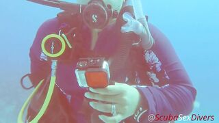 We take her bikini bottom off for some joy at the bottom of the sea!