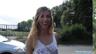 Public Agent Shona River is caught screwing in public